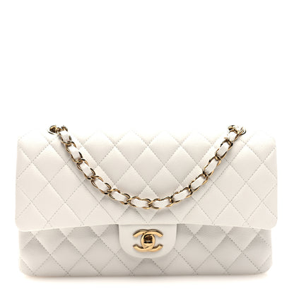 Chanel Caviar Quilted Medium Double Flap White 1 of 11