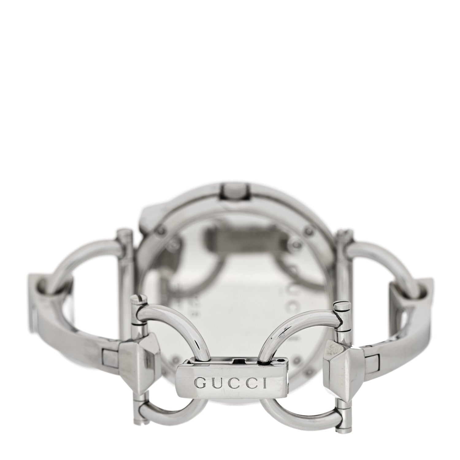 Gucci Stainless Steel Diamond Mother of Pearl 35mm Chiodo Quartz Watch 3 of 5