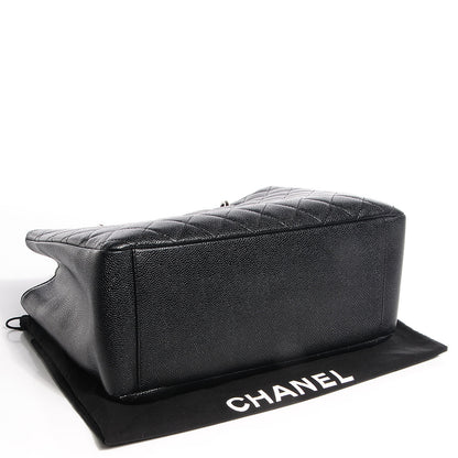 Chanel Caviar Grand Shopping Tote GST Black 4 of 7