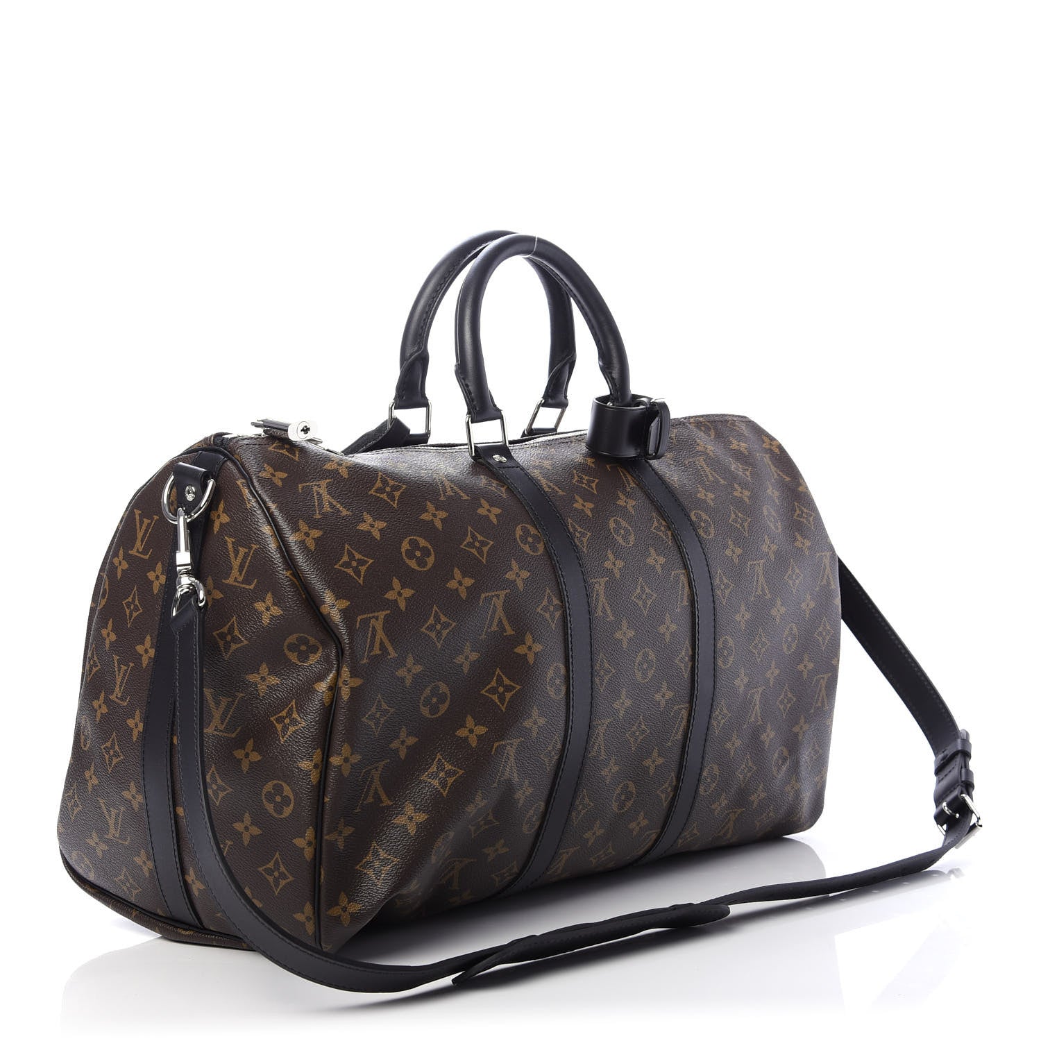 Louis Vuitton Monogram Macassar Keepall Bandouliere 45 2 of 11