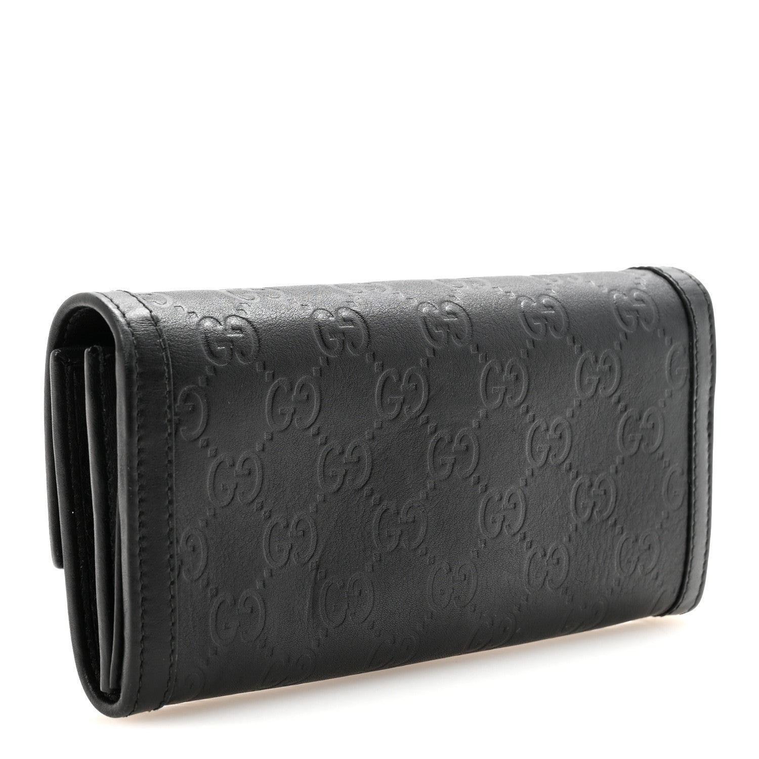 Gucci Guccissima Sukey Continental Wallet Continental Wallet Black 3 of 6