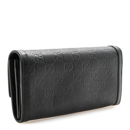 Gucci Guccissima Sukey Continental Wallet Continental Wallet Black 3 of 6