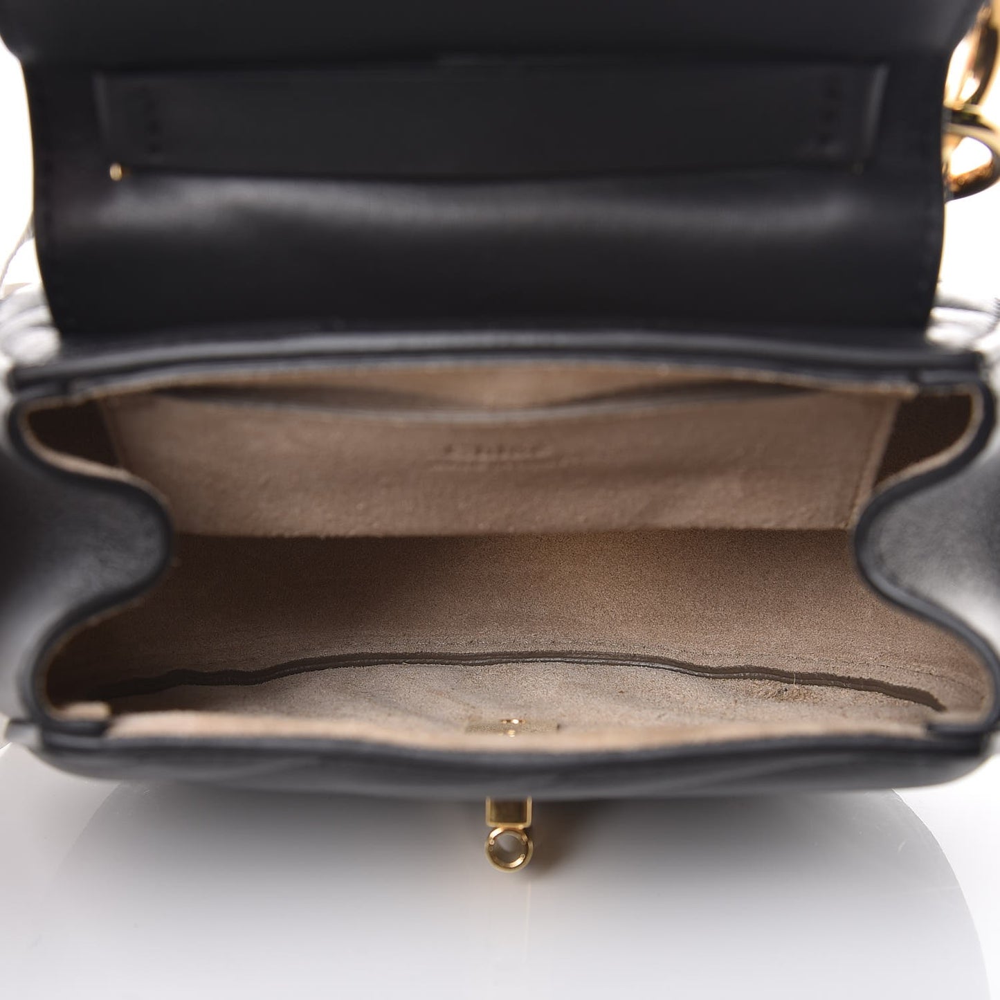 Calfskin Quilted Nano Drew Bijou Shoulder Bag Black