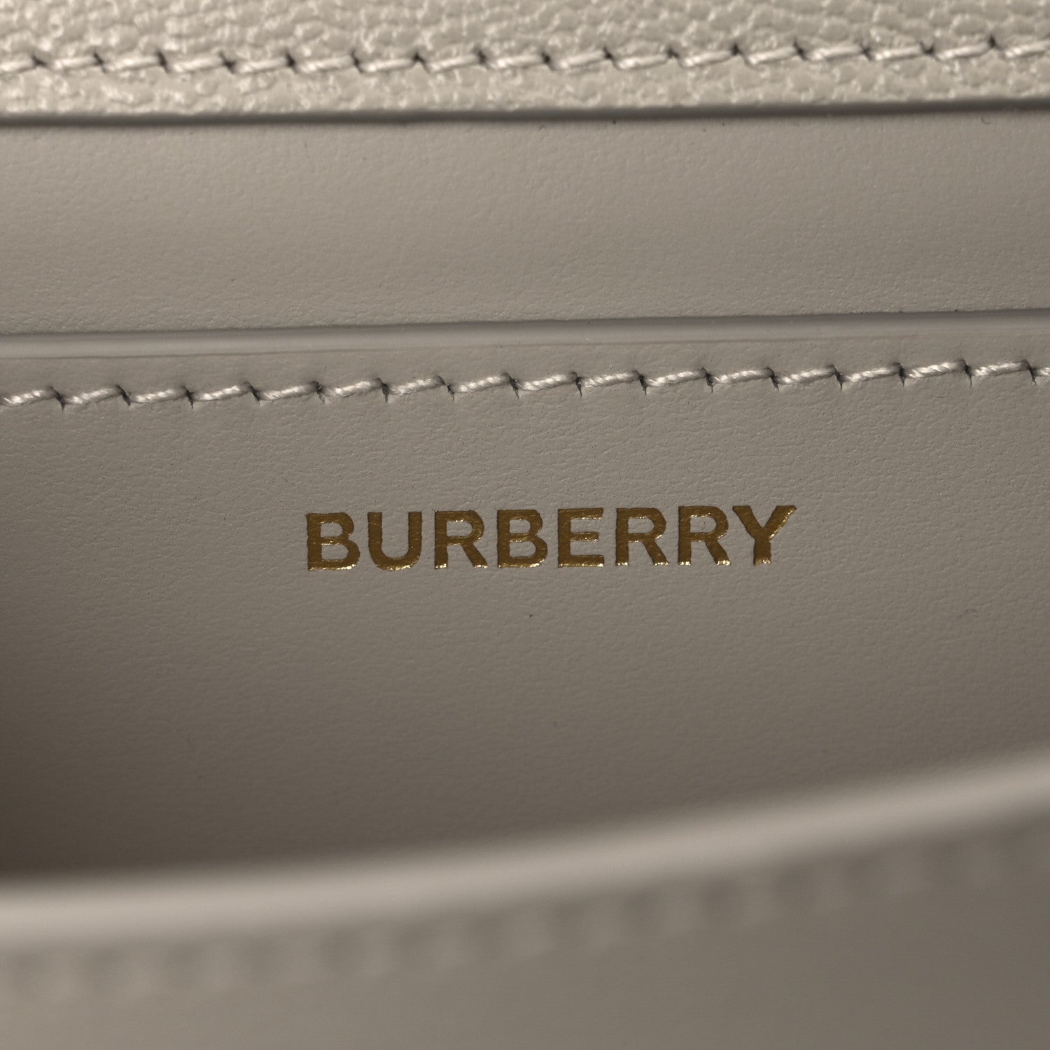 Burberry Grained Calfskin House Check Small Madison Shoulder Bag Limestone 6 of 11