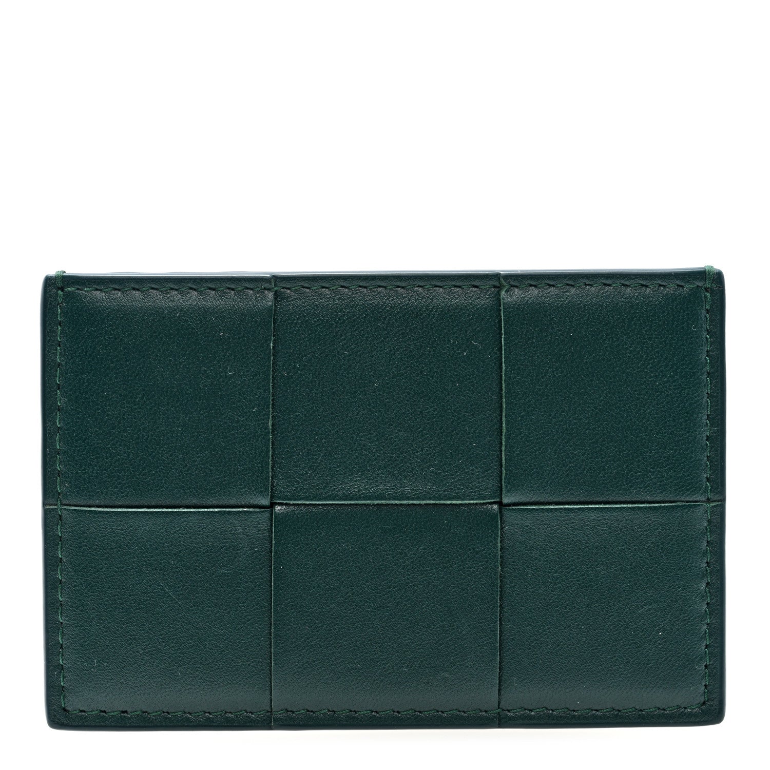 Bottega Veneta Nappa Maxi Intrecciato Card Holder Raintree 1 of 6