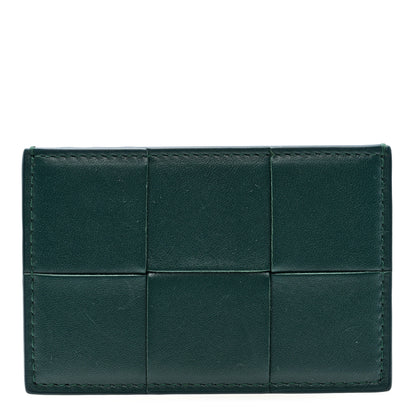 Bottega Veneta Nappa Maxi Intrecciato Card Holder Raintree 1 of 6