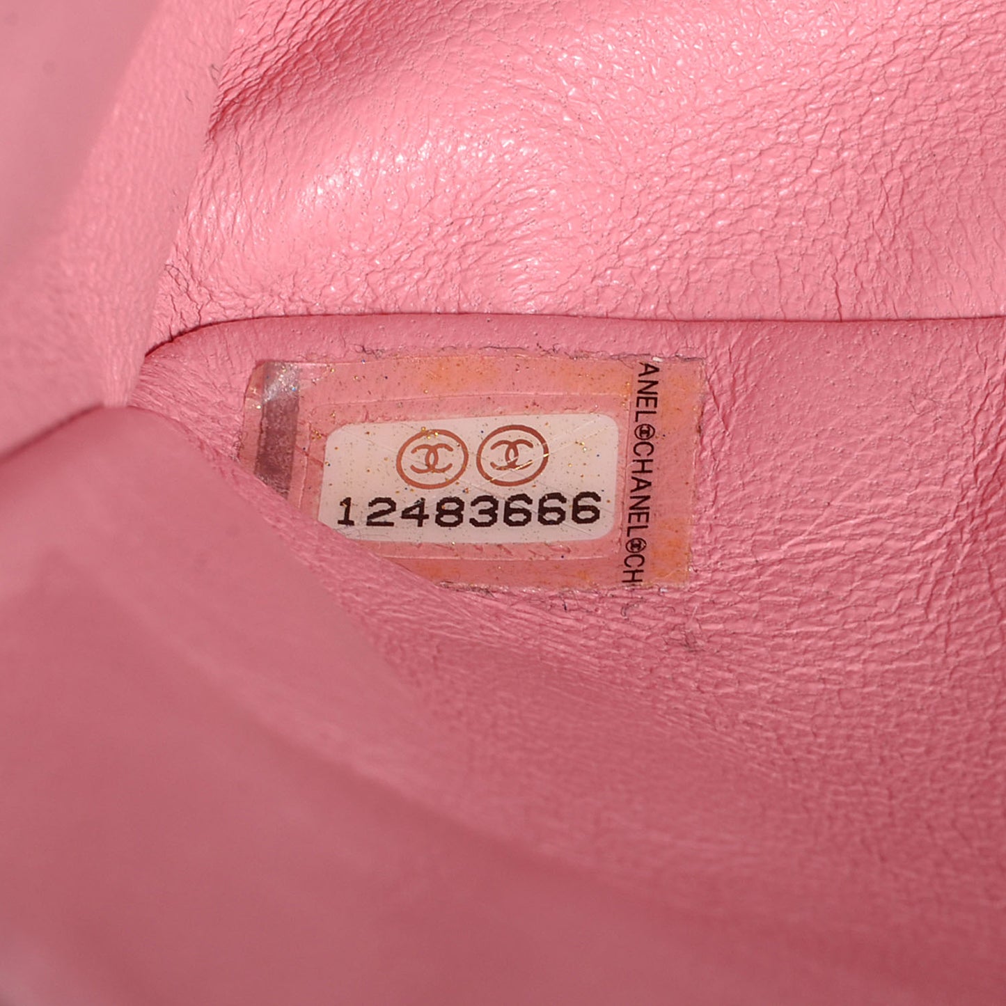Lambskin Medium Double Flap Pink