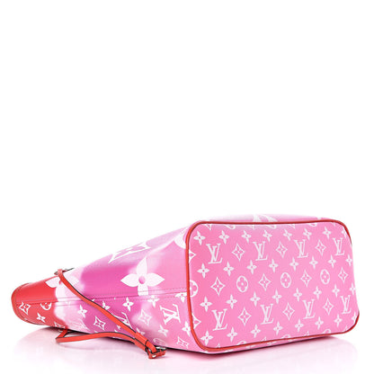 Louis Vuitton Monogram Escale Neverfull MM Rouge 4 of 10