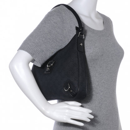 Gucci Monogram Small Abbey Hobo Black 2 of 7