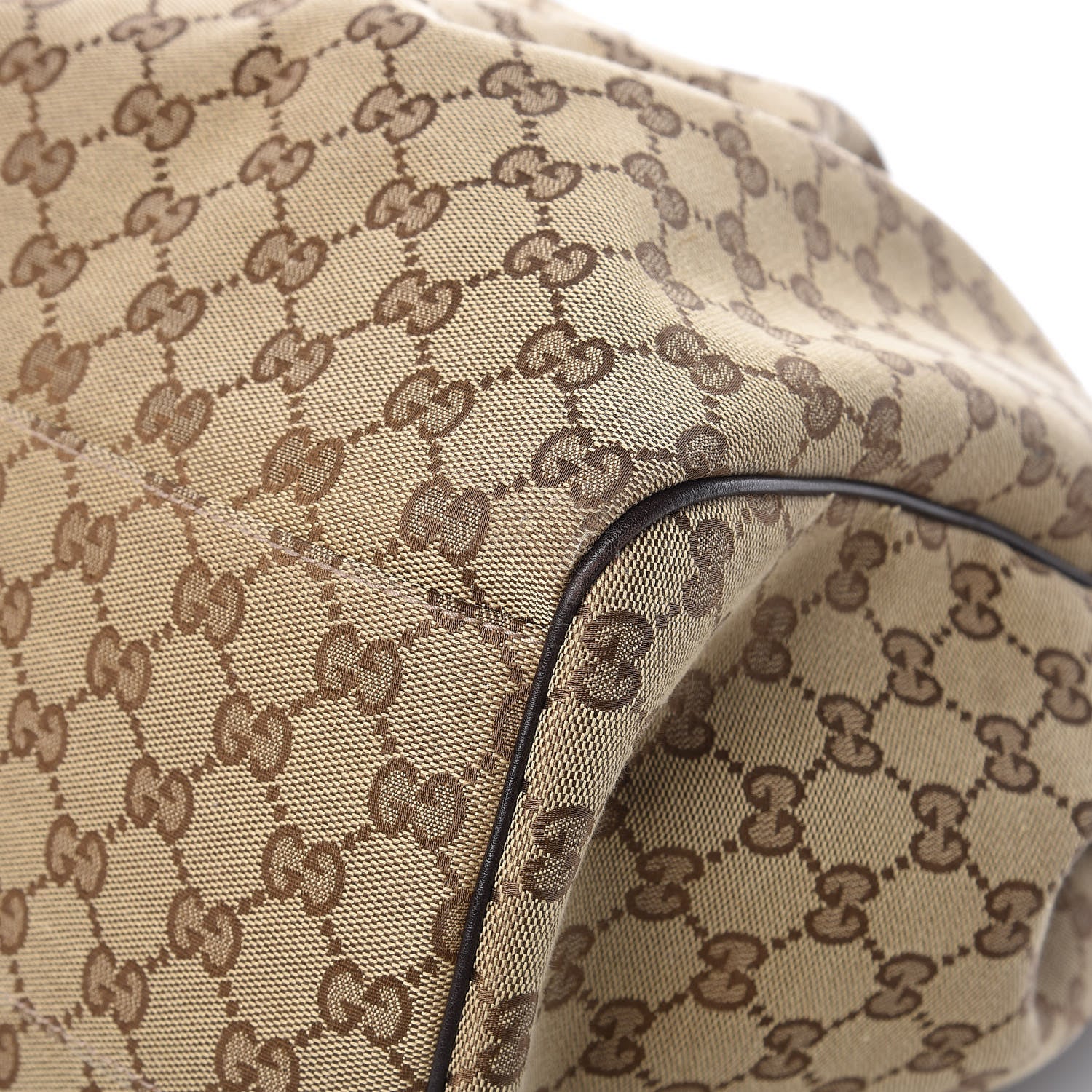 Gucci Monogram Large Sukey Tote Dark Brown 12 of 22
