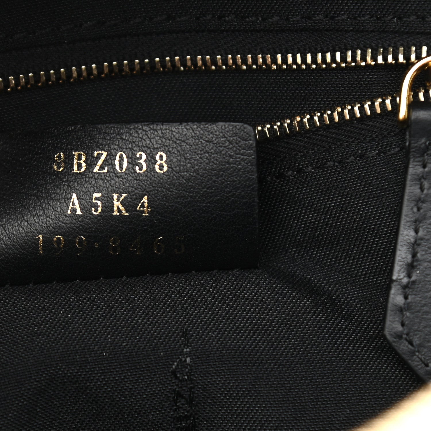 Fendi Glazed Fabric Vitello Century FF 1974 Stamp Patch Mini Backpack Mogano Panna Black 7 of 11