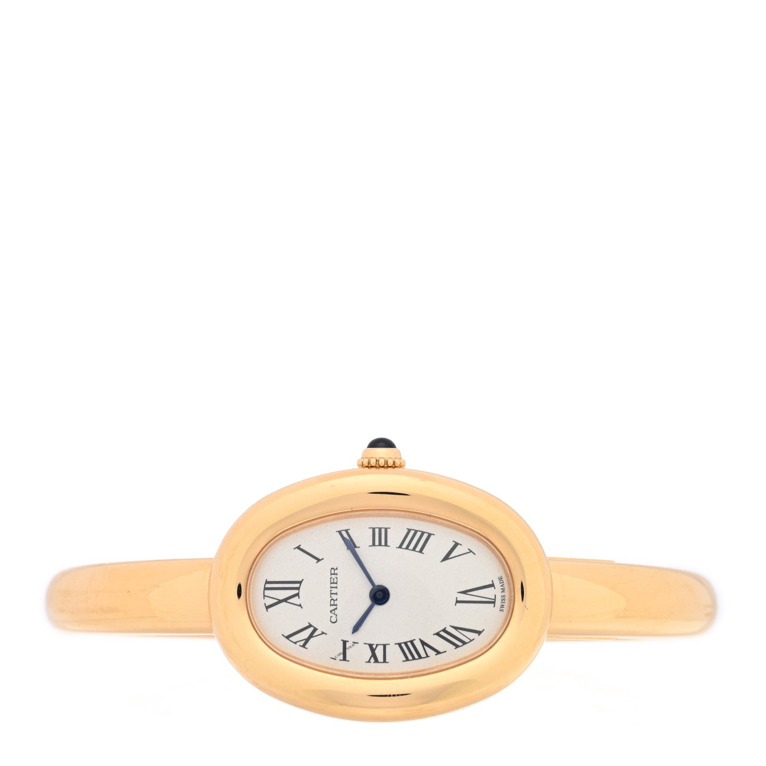 Cartier 18K Yellow Gold 23mm Baignoire Quartz Watch 2 of 4