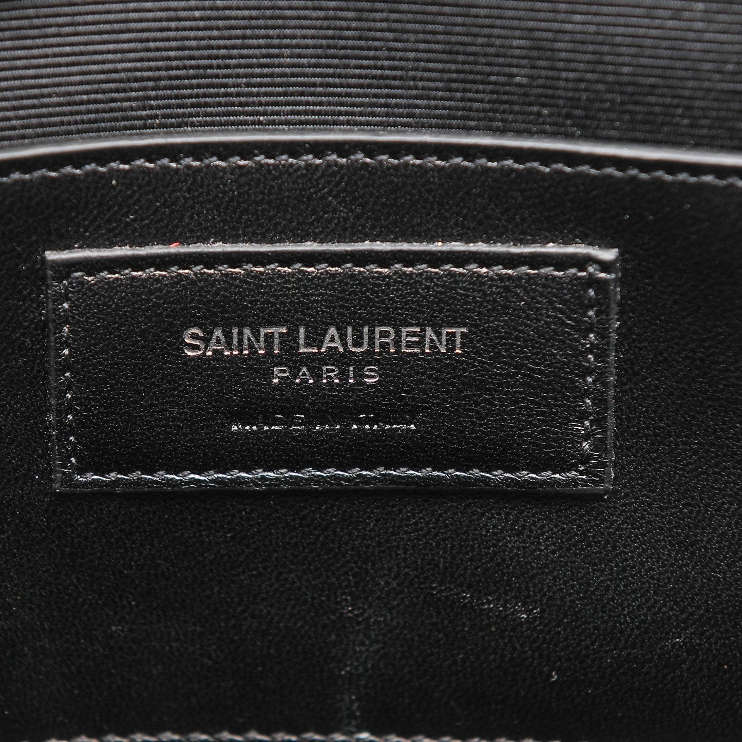 Suede Crystal Medium Classic Monogram Kate Satchel Nero Black