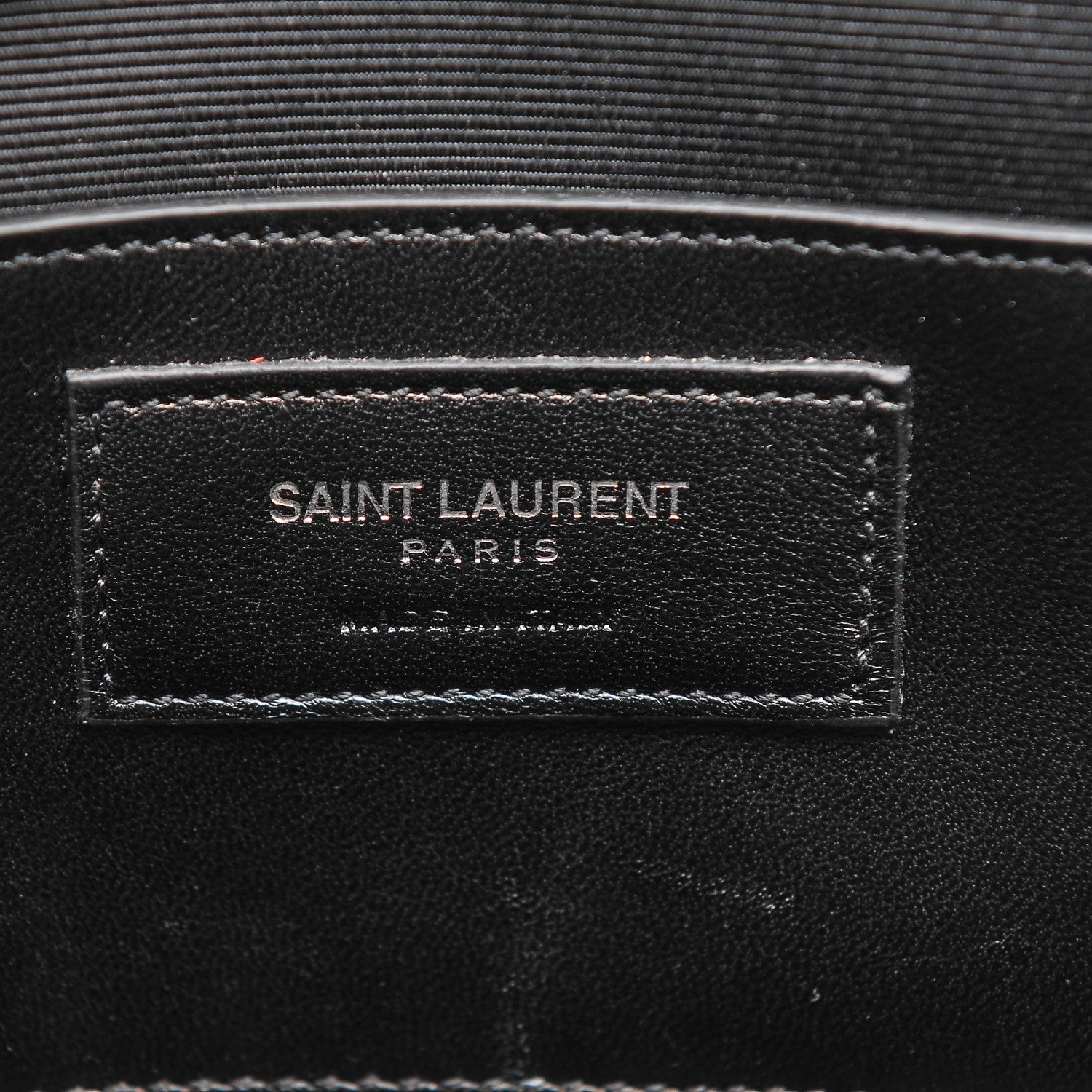 Saint Laurent Suede Crystal Medium Classic Monogram Kate Satchel Nero Black 5 of 6