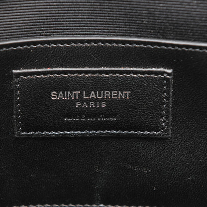 Saint Laurent Suede Crystal Medium Classic Monogram Kate Satchel Nero Black 5 of 6
