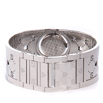 Gucci Stainless Steel Mother of Pearl 23mm Twirl Heart Quartz Watch 5 of 12