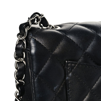 Chanel Lambskin Quilted Mini Rectangular Flap Black 11 of 12