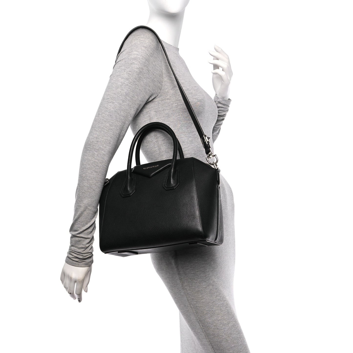 Sugar Goatskin Small Antigona Black