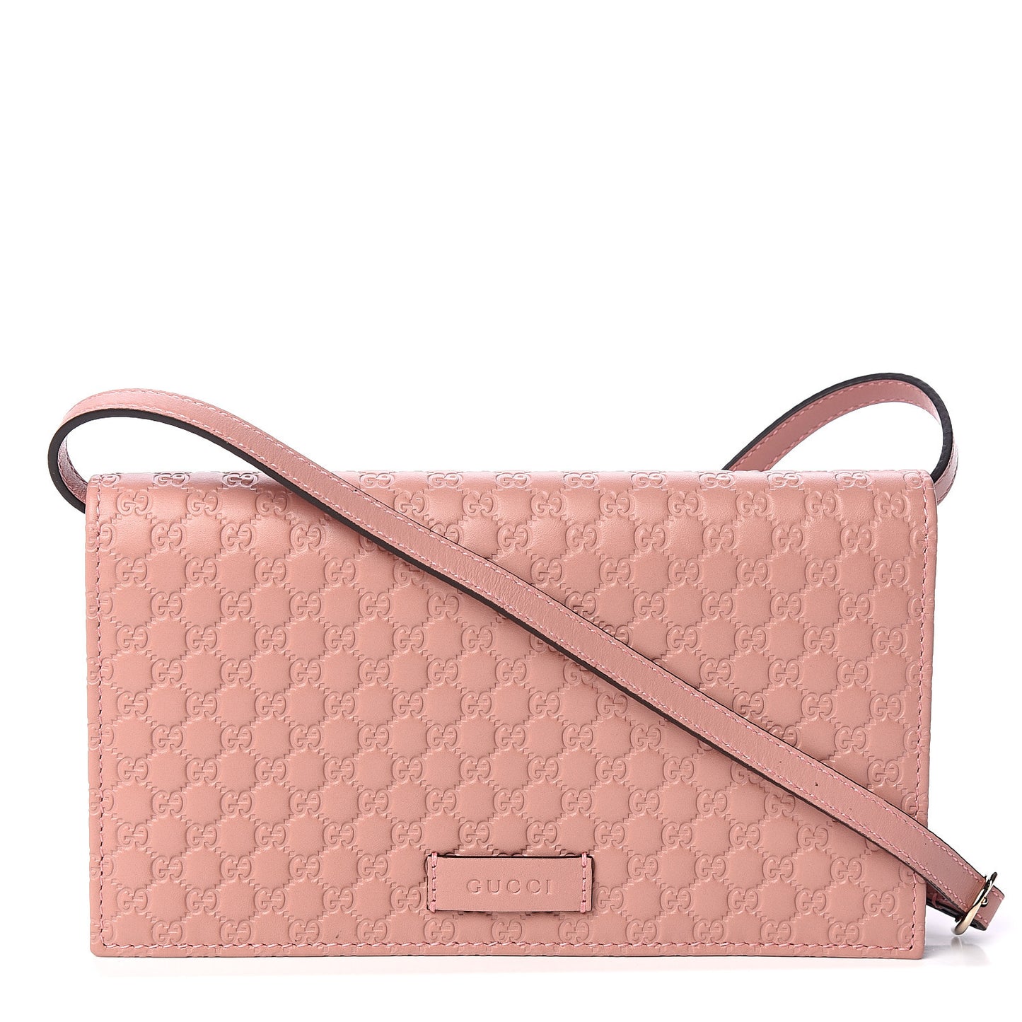 Microguccissima Crossbody Wallet Soft Pink