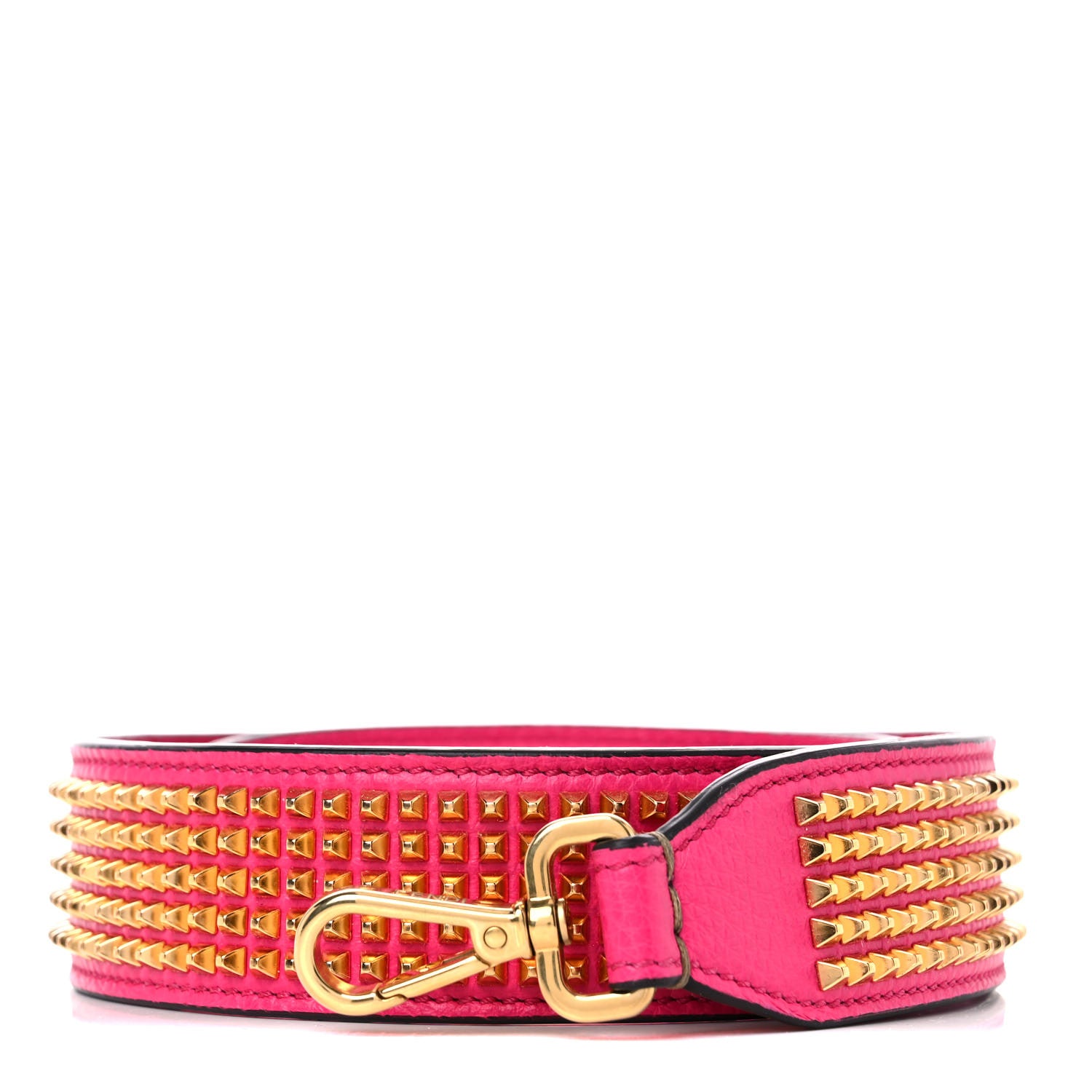Fendi Calfskin Studded Strap You Pink 1 of 4