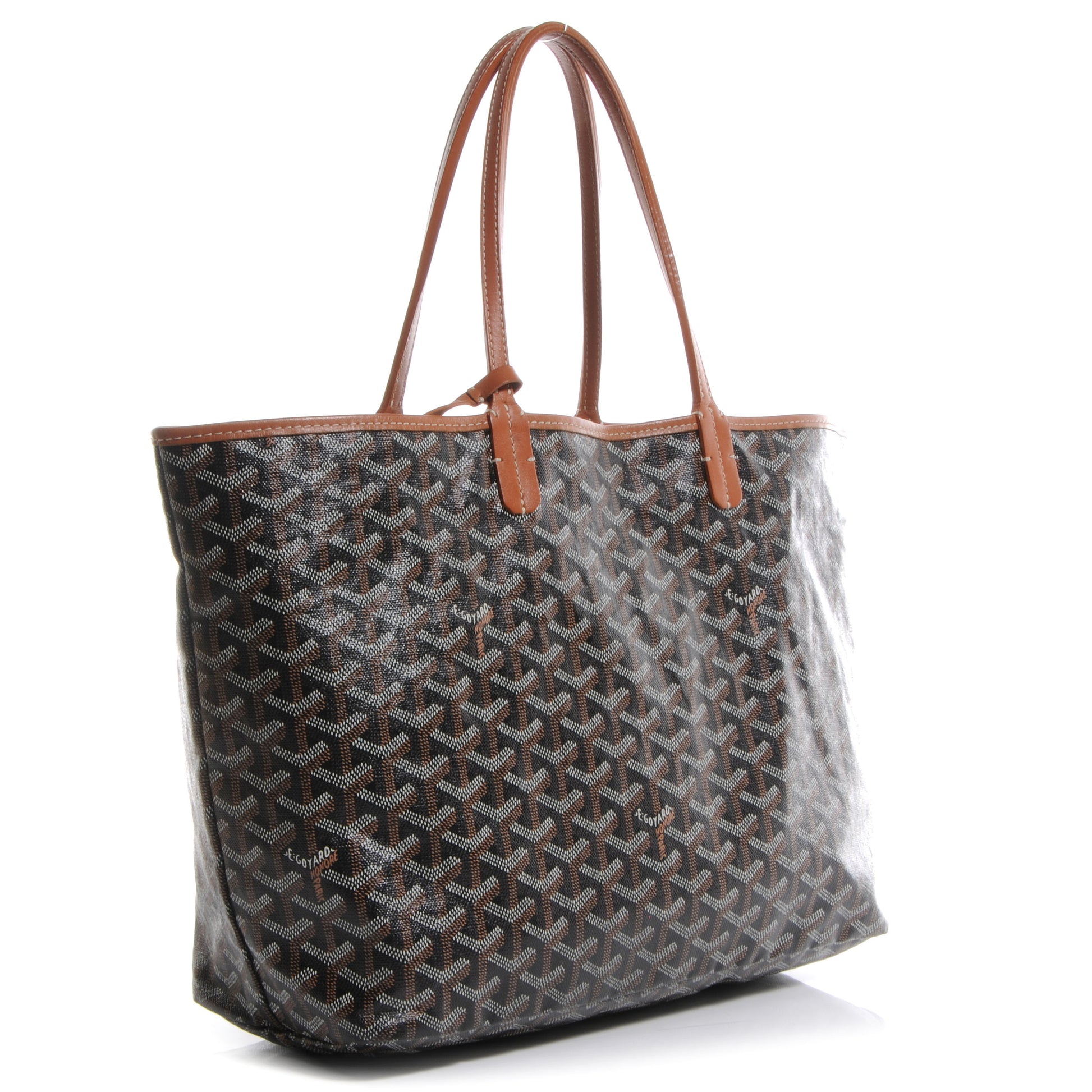 Goyard Goyardine Saint Louis PM Black Gold 3 of 8