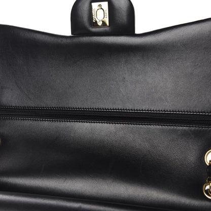 Chanel Lambskin Quilted Jumbo Double Flap Black 11 of 14