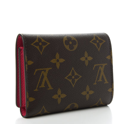 Louis Vuitton Monogram 2020 Christmas Animation Roller Coaster Victorine Wallet Pivoine 3 of 11