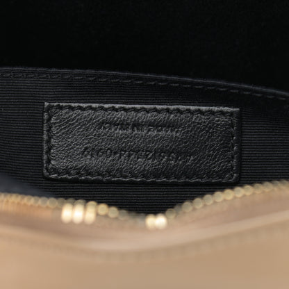 Saint Laurent Calfskin Matelasse Monogram Lou Camera Bag Dark Latte 7 of 11