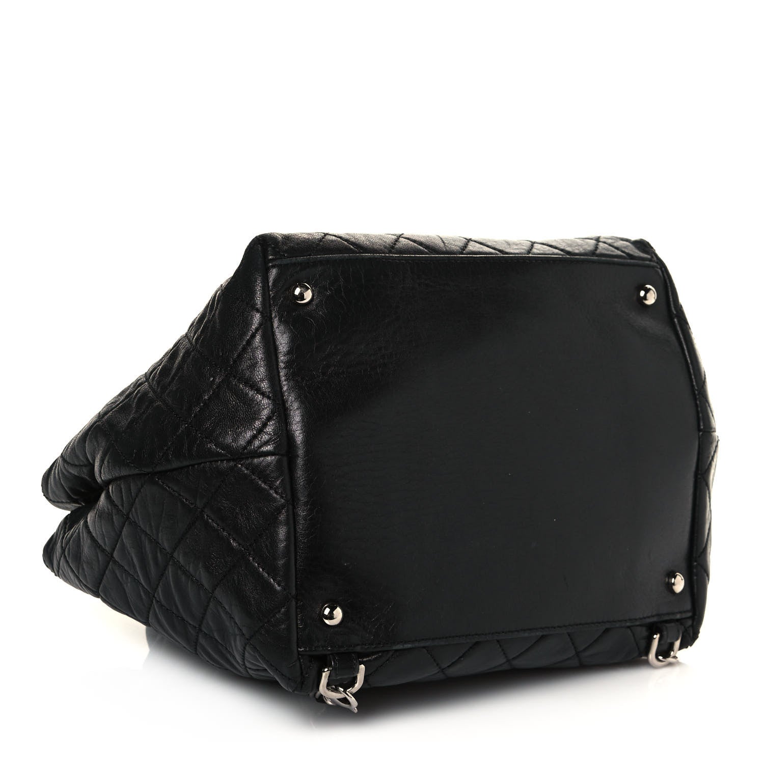 Chanel Lambskin Quilted Beijing Backpack Black 4 of 16