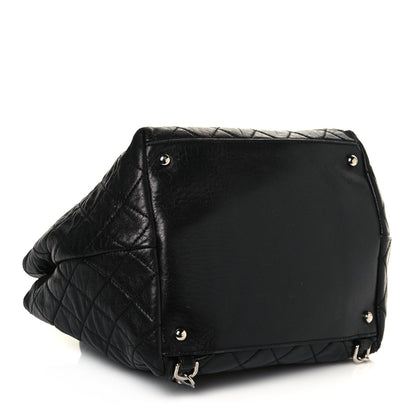 Chanel Lambskin Quilted Beijing Backpack Black 4 of 16