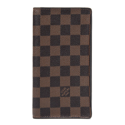 Louis Vuitton Damier Ebene Porte-Cartes Credit Yen Checkbook Wallet 1 of 15