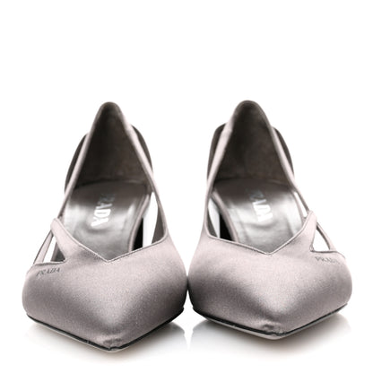 Prada Satin Cutout 55mm Pumps 38 Ardesia 3 of 10