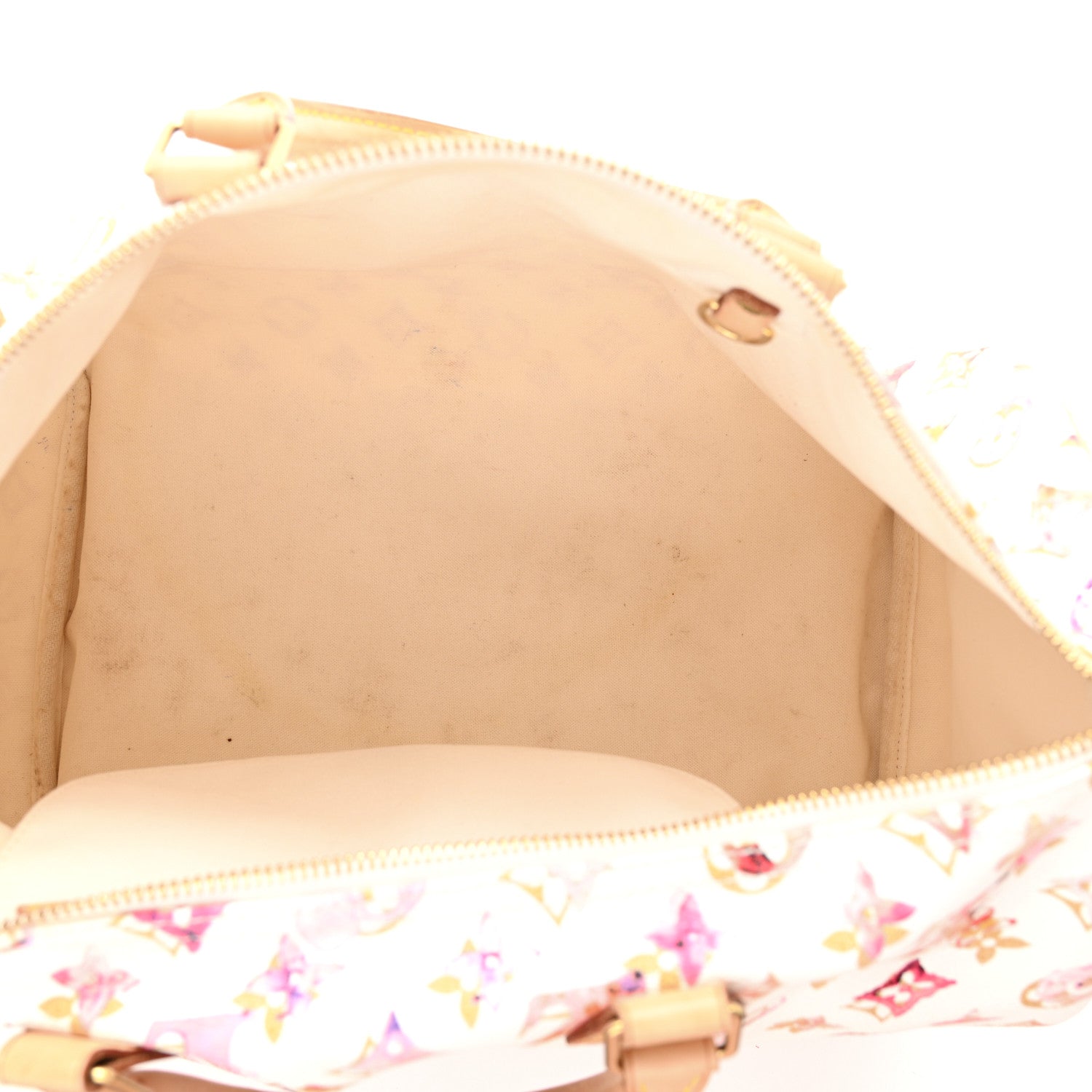 Louis Vuitton Watercolor Aquarelle Speedy 35 White 5 of 12