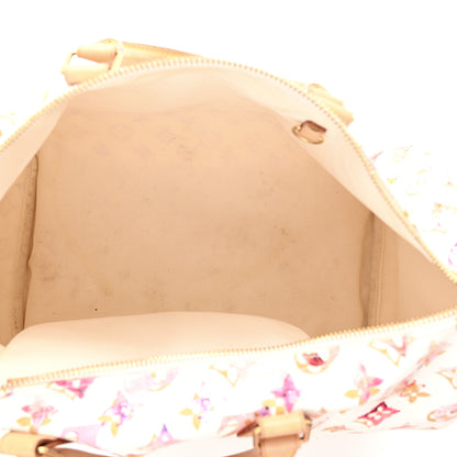 Louis Vuitton Watercolor Aquarelle Speedy 35 White 5 of 12