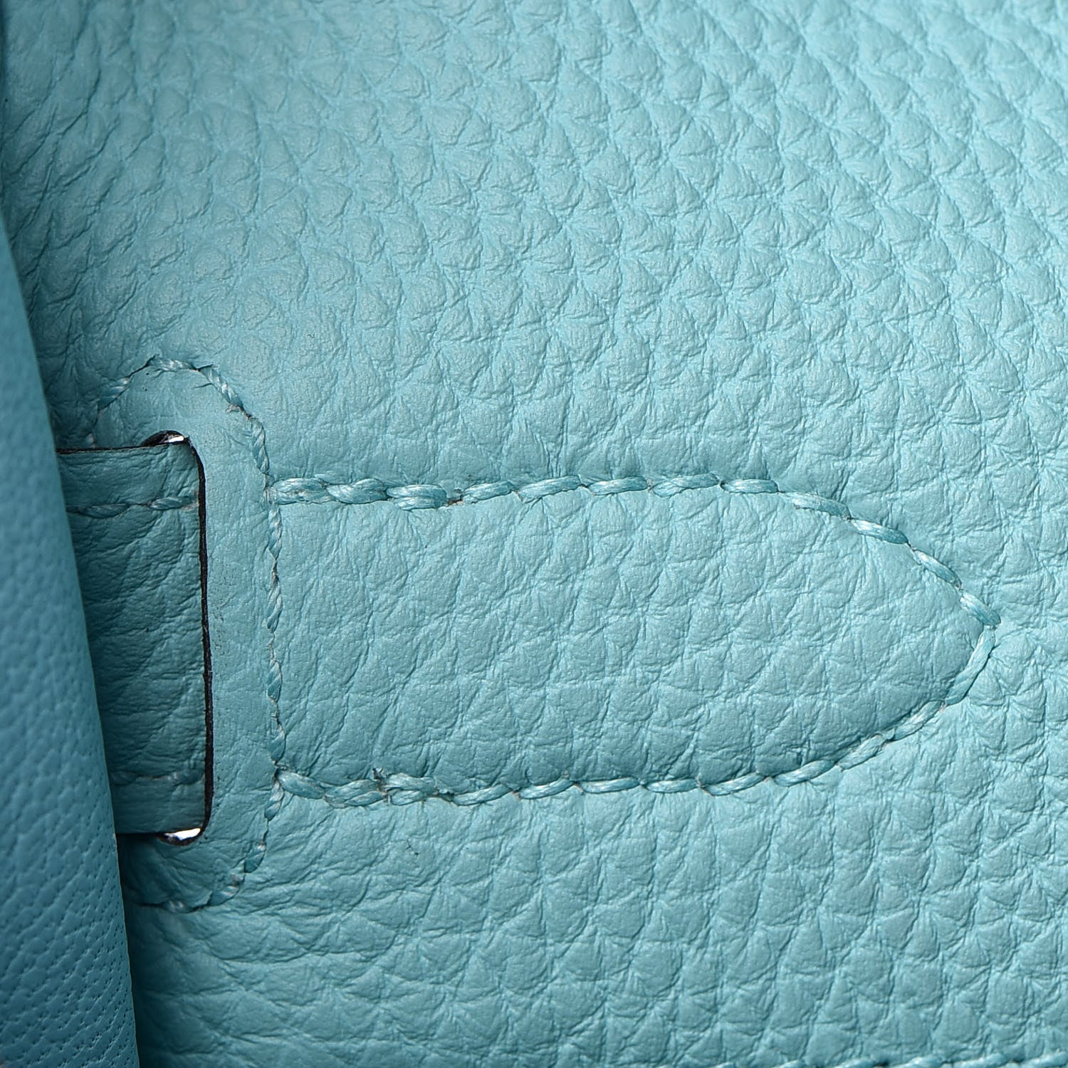 Hermes Togo Kelly Retourne 32 Bleu Atoll 23 of 33