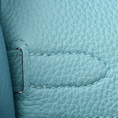 Hermes Togo Kelly Retourne 32 Bleu Atoll 23 of 33