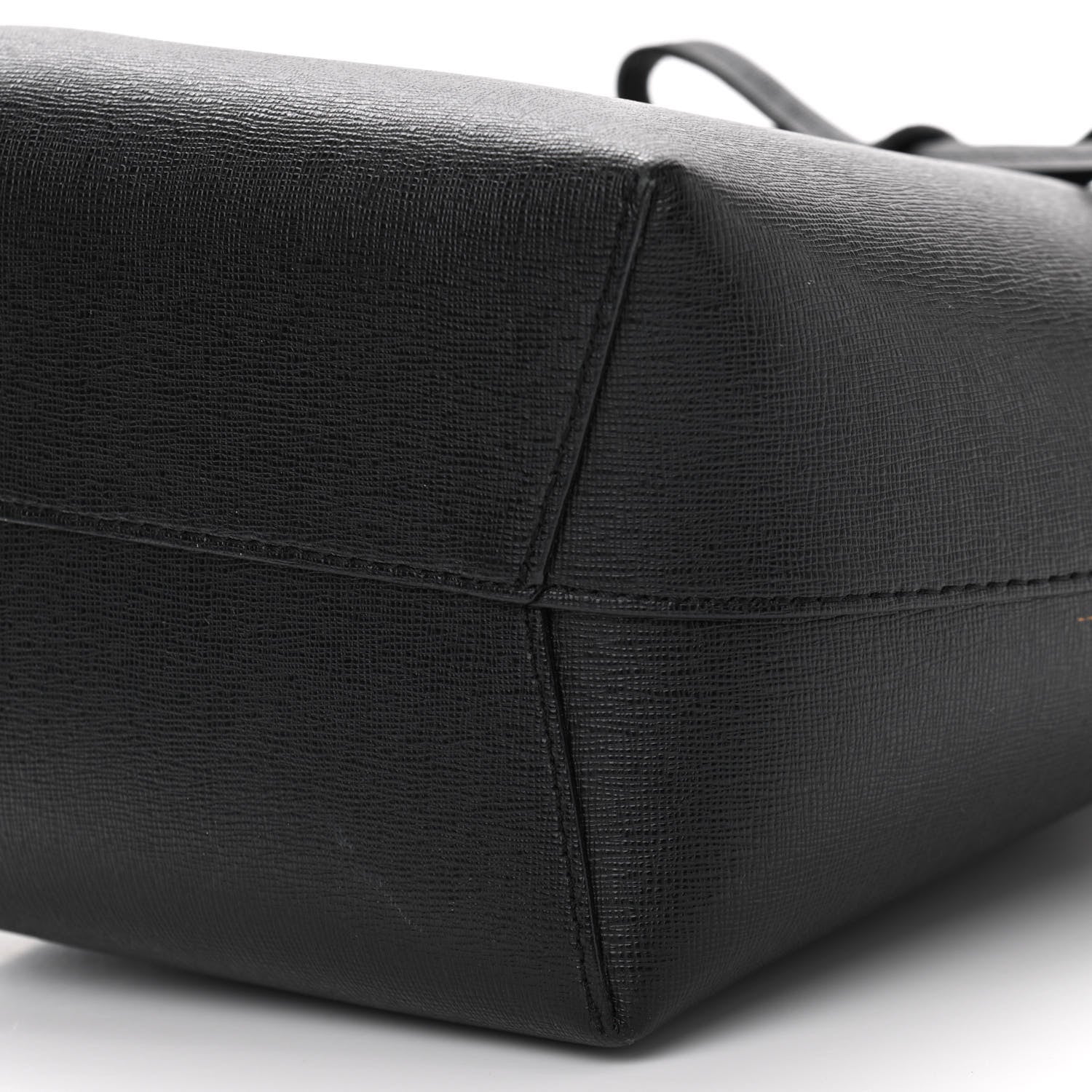 Mansur Gavriel Calfskin Mini Bucket Bag Black Flamma 10 of 14