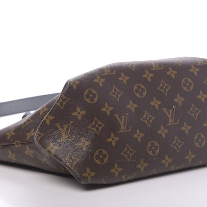 Louis Vuitton Monogram Flower Zipped Tote MM Black 10 of 12