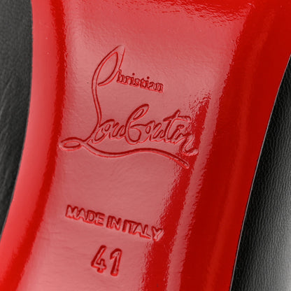 Christian Louboutin Shiny Nappa Breche 100 Pumps 41 Black 7 of 10
