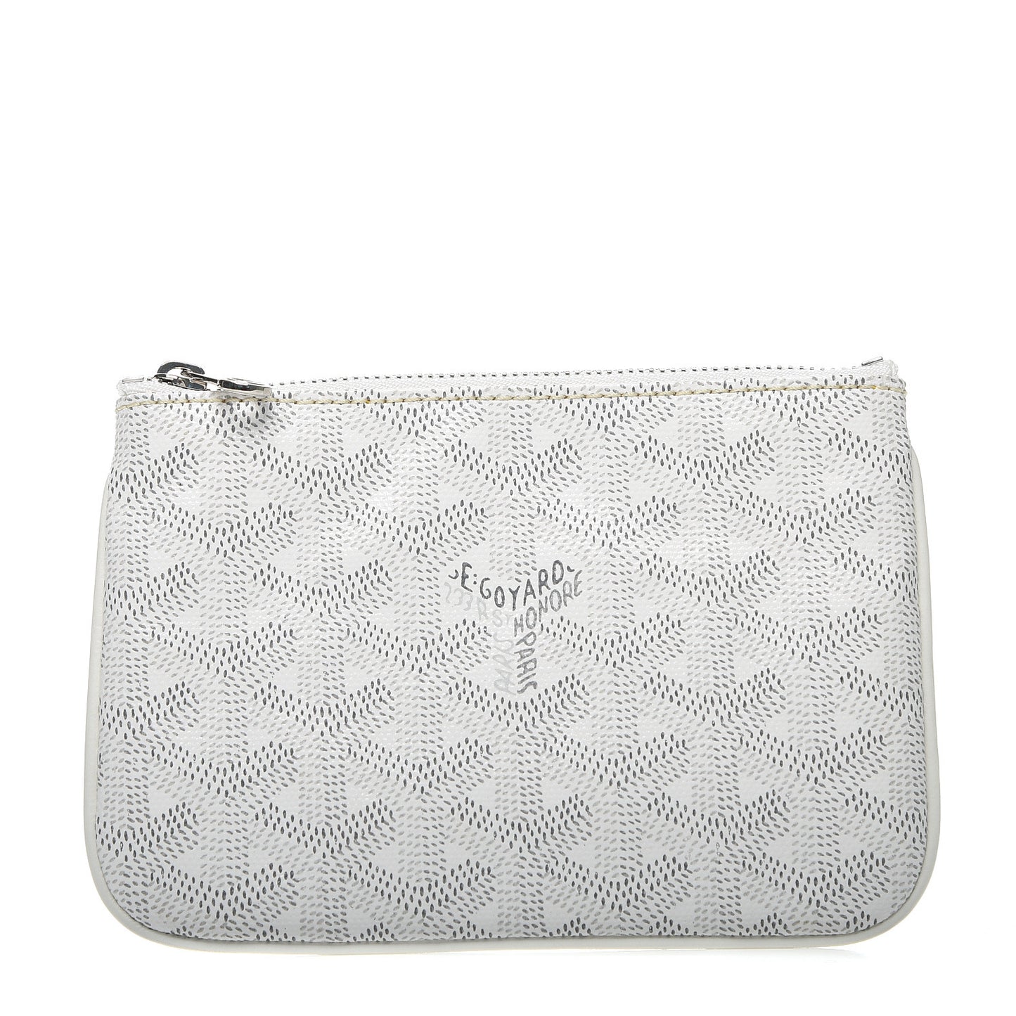 Goyardine Mini Senat Pochette White