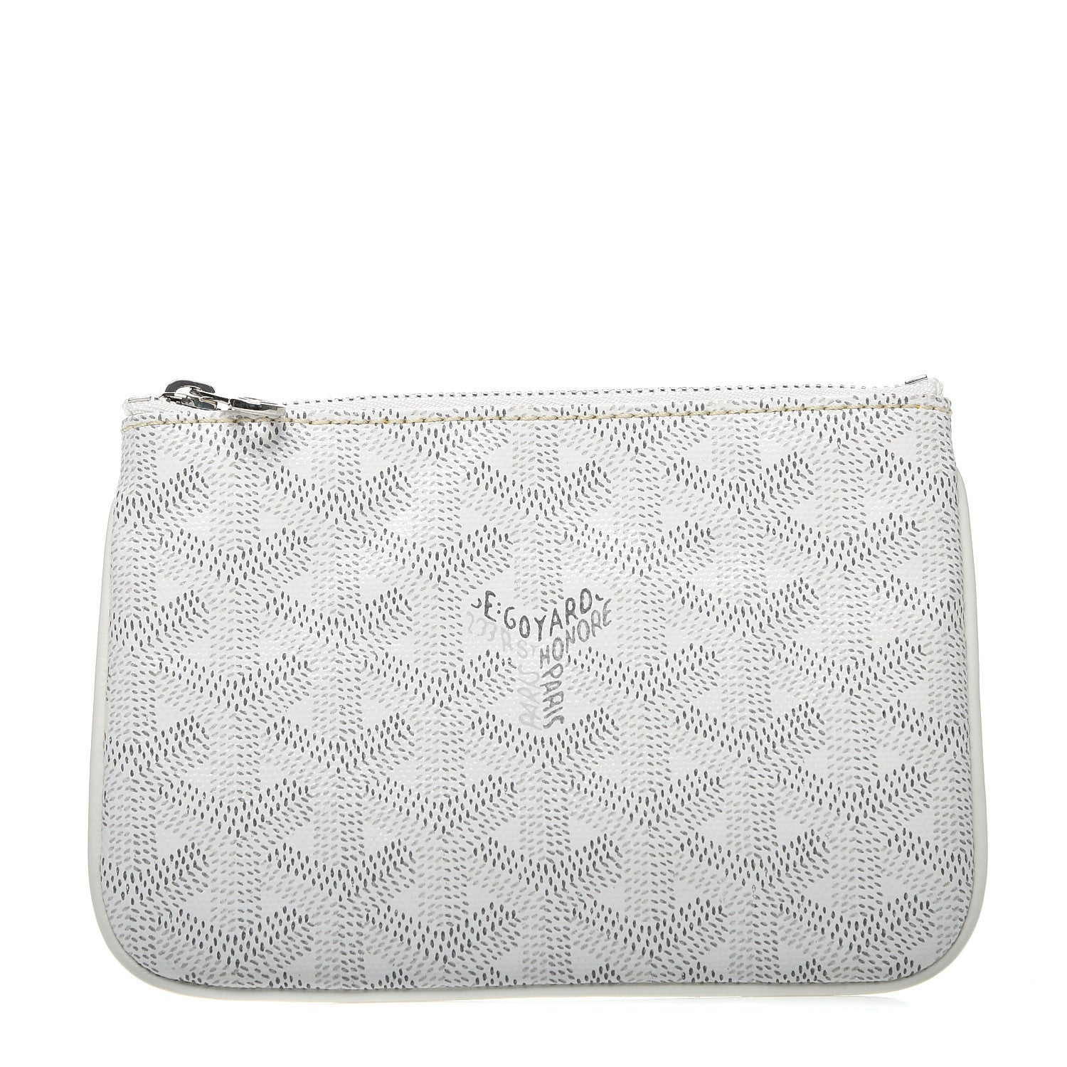 Goyard Goyardine Mini Senat Pochette White 1 of 8