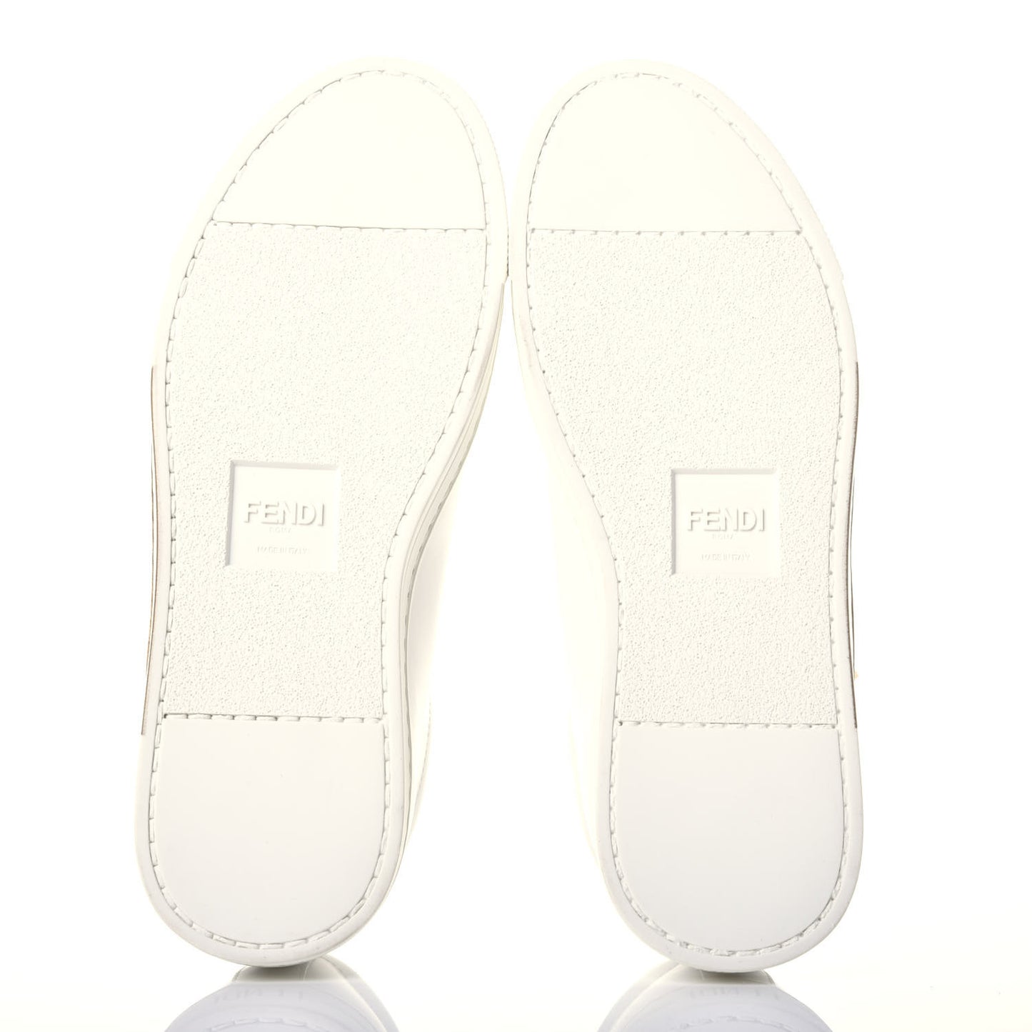 Calfskin Bugs Low Top Sneakers 35 White