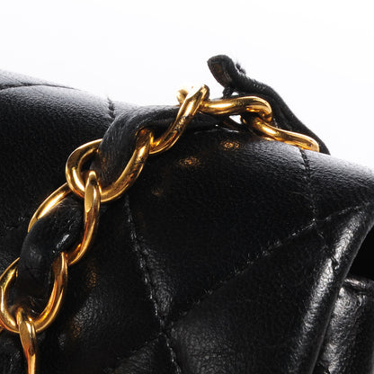 Chanel Lambskin Quilted Mini Square Flap Black 5 of 9