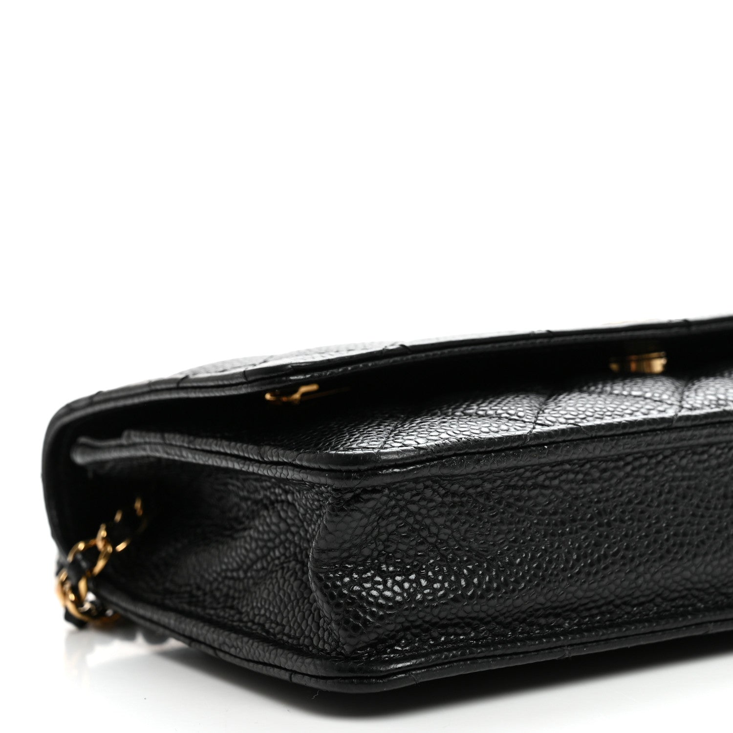 Chanel Caviar Quilted Wallet on Chain WOC Black 10 of 12