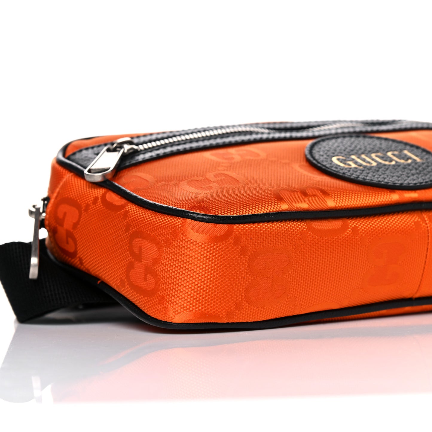 Econyl Nylon Monogram Off The Grid Belt Bag Carrot Orange Black