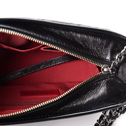 Chanel Aged Calfskin Quilted Small Gabrielle Hobo Black 4 of 9