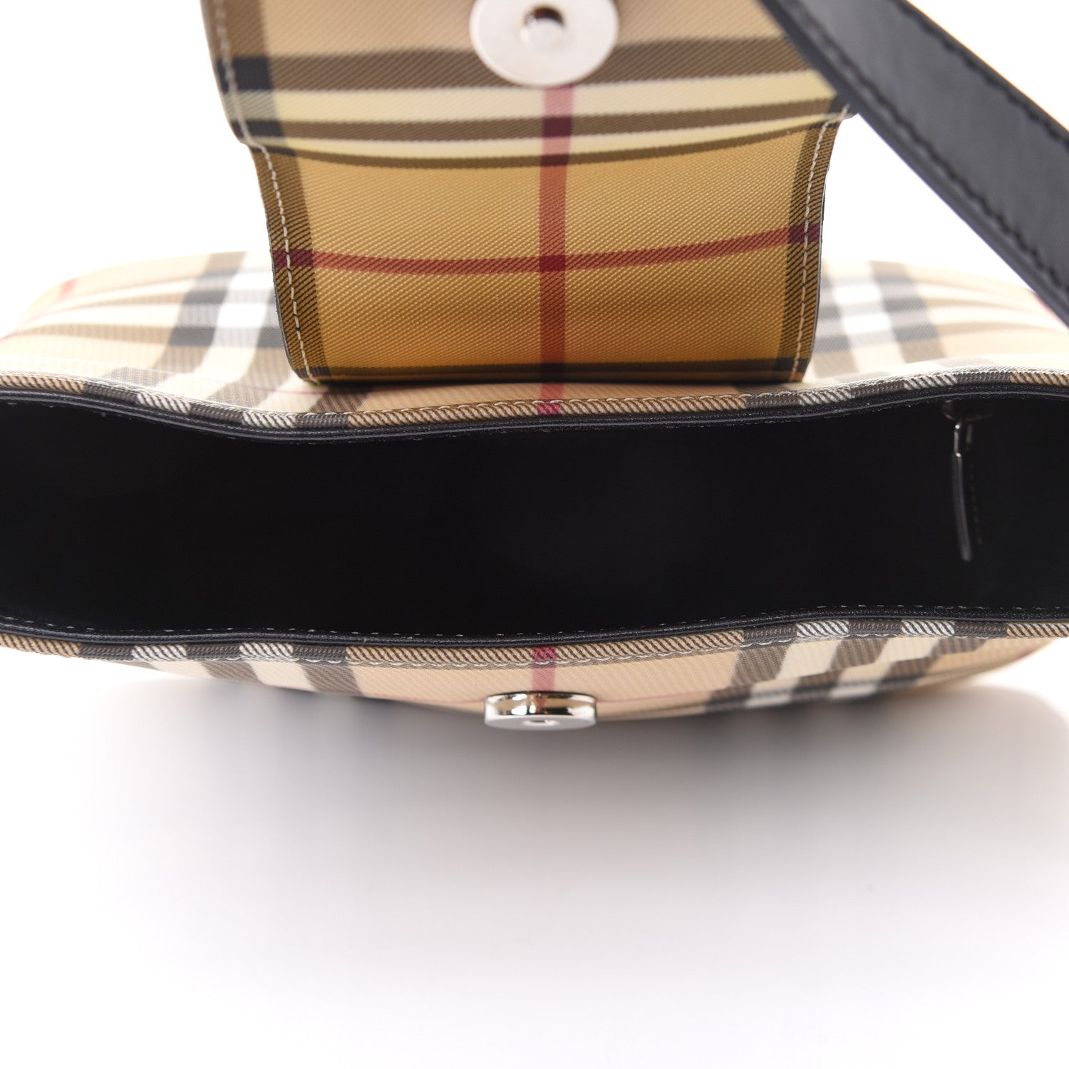 Burberry Vintage Check Shoulder Bag Black 5 of 10