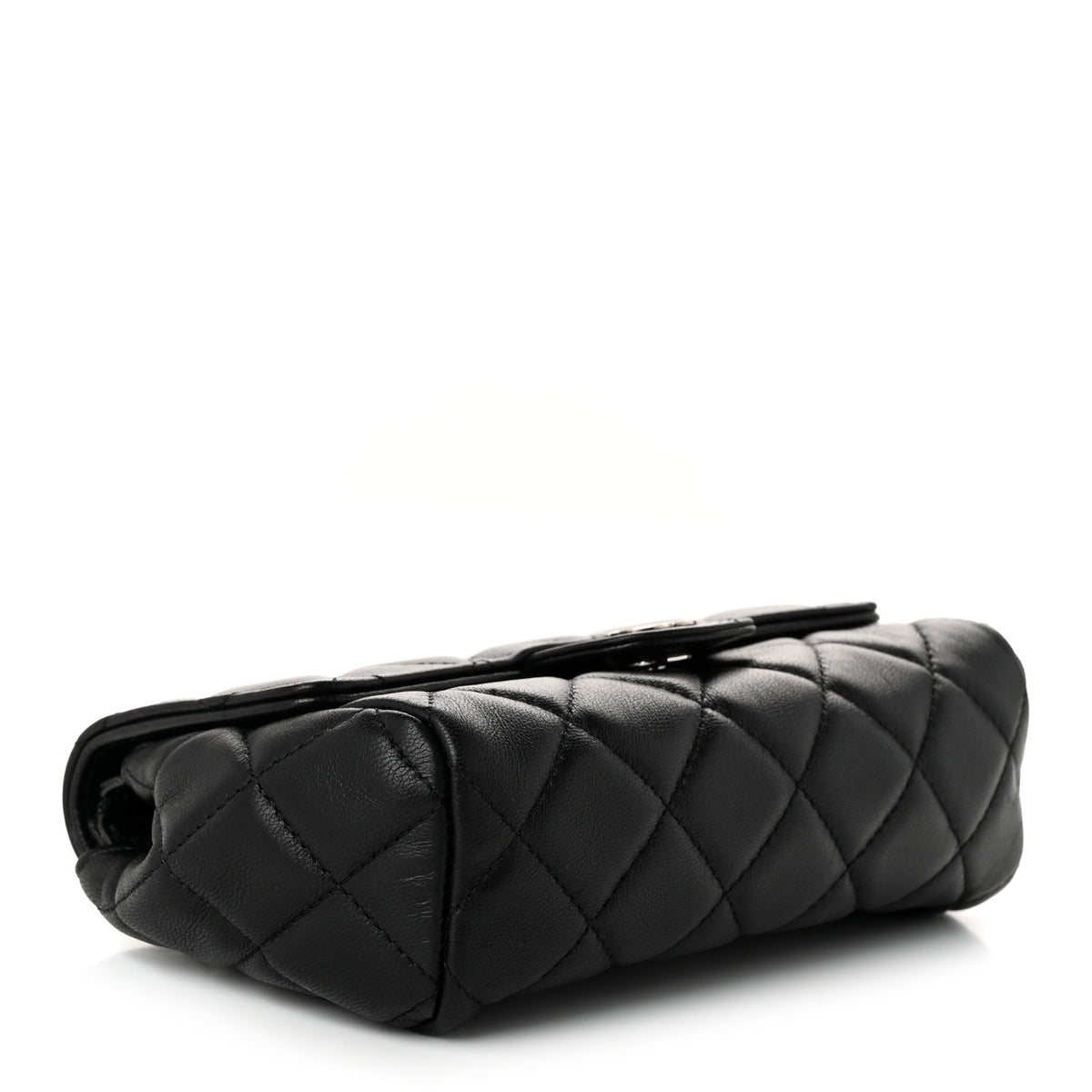 Chanel Lambskin Quilted Flap Cosmetic Case Black 4 of 10
