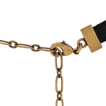 Christian Dior Grosgrain Ribbon Dio(r)evolution Choker Necklace Black 5 of 6