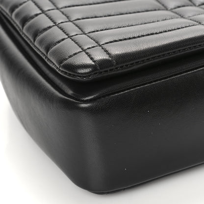 Burberry Lambskin Quilted Medium Lola Bag Black 6 of 7